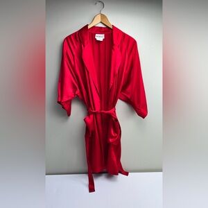 Holt Renfrew 100% Silk Robe - Parisian Lounge - Kimono Sleeve